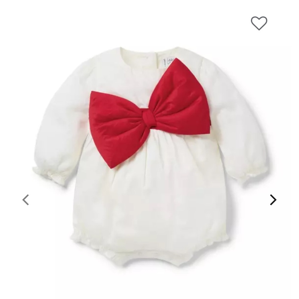 Janie and Jack The Bow-ment Romper